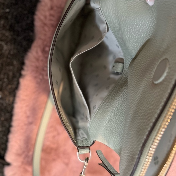 Kate Spade Polly Large Convertible Crossbody. Light Pistachio Colour. - Picture 4 of 5
